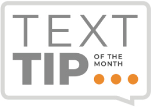 Text tip
